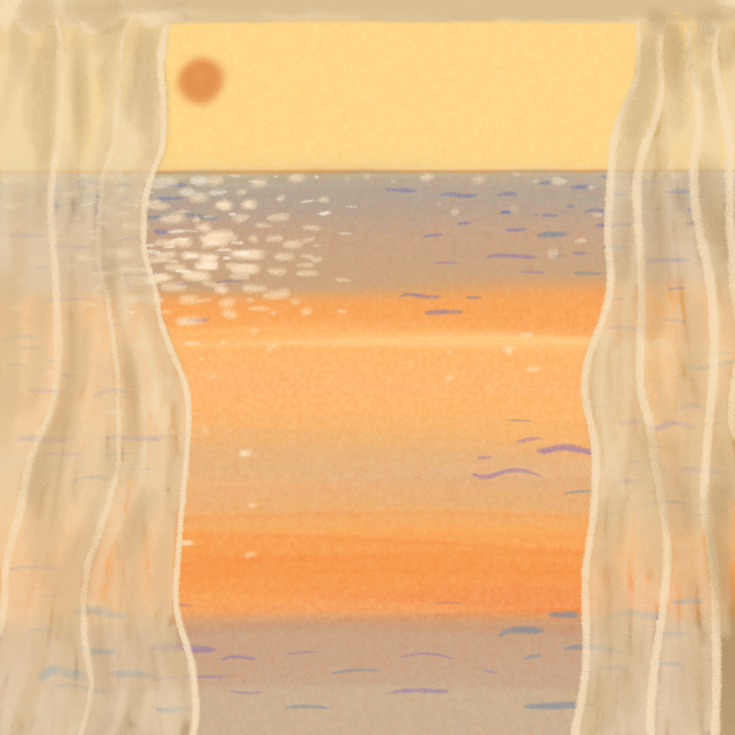 July Be Well Club - Sunset Die Cut