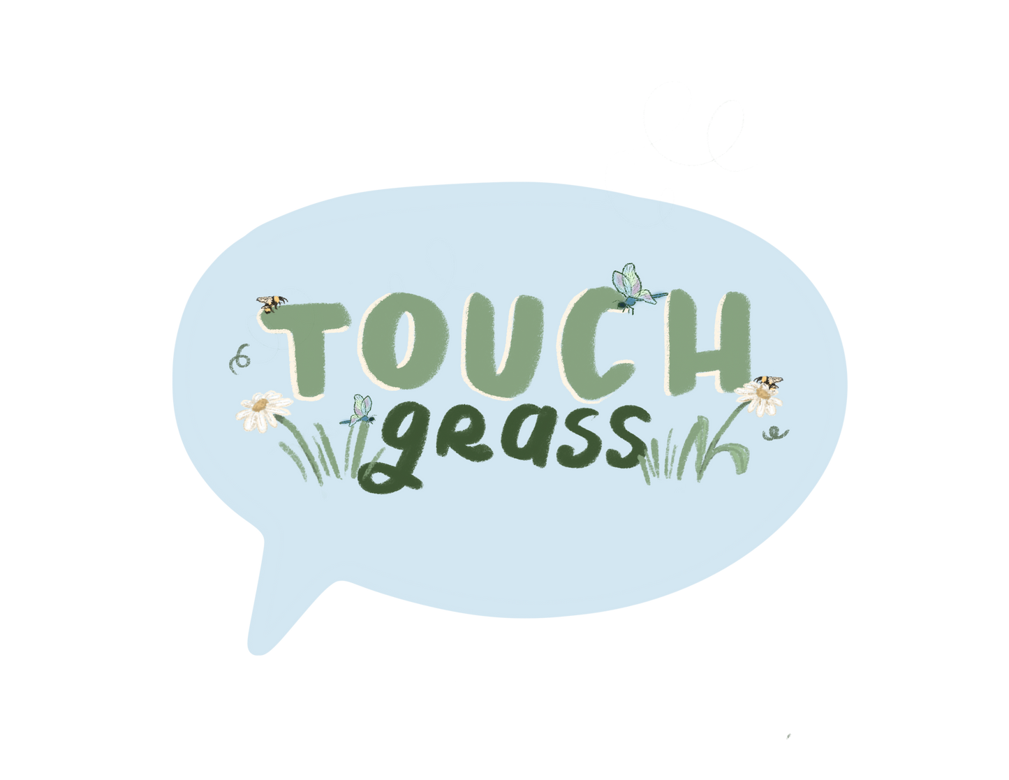 Touch Grass Sticker - June 2026 BWC