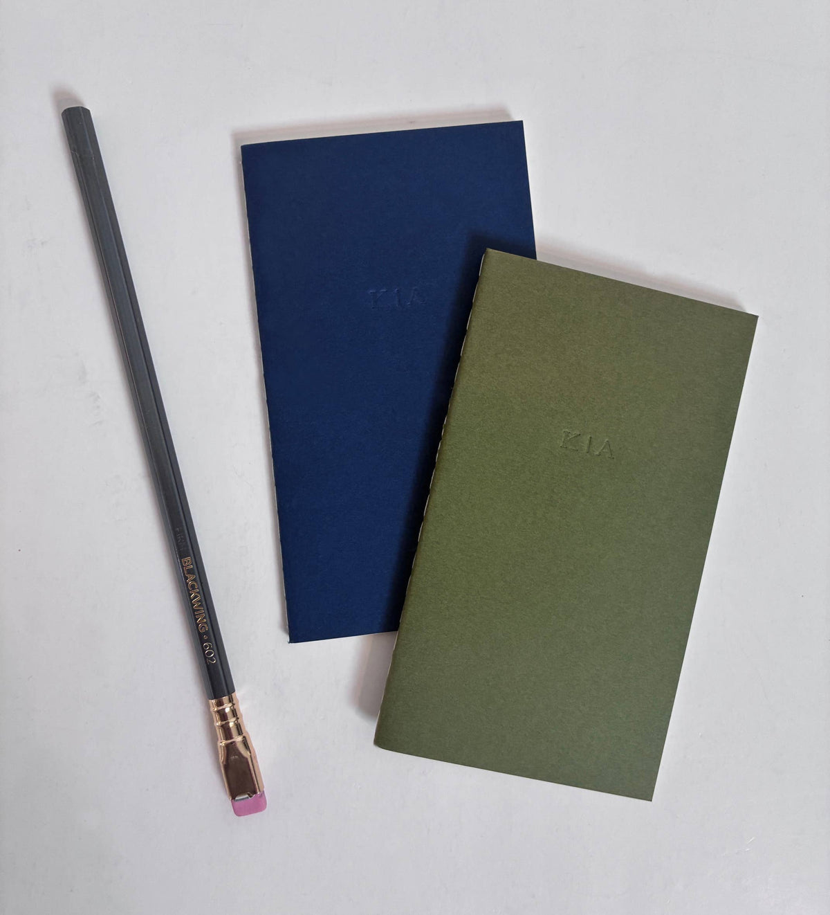 Studio Portmanteau - Debossed Mini Saddle Stitch Notebook