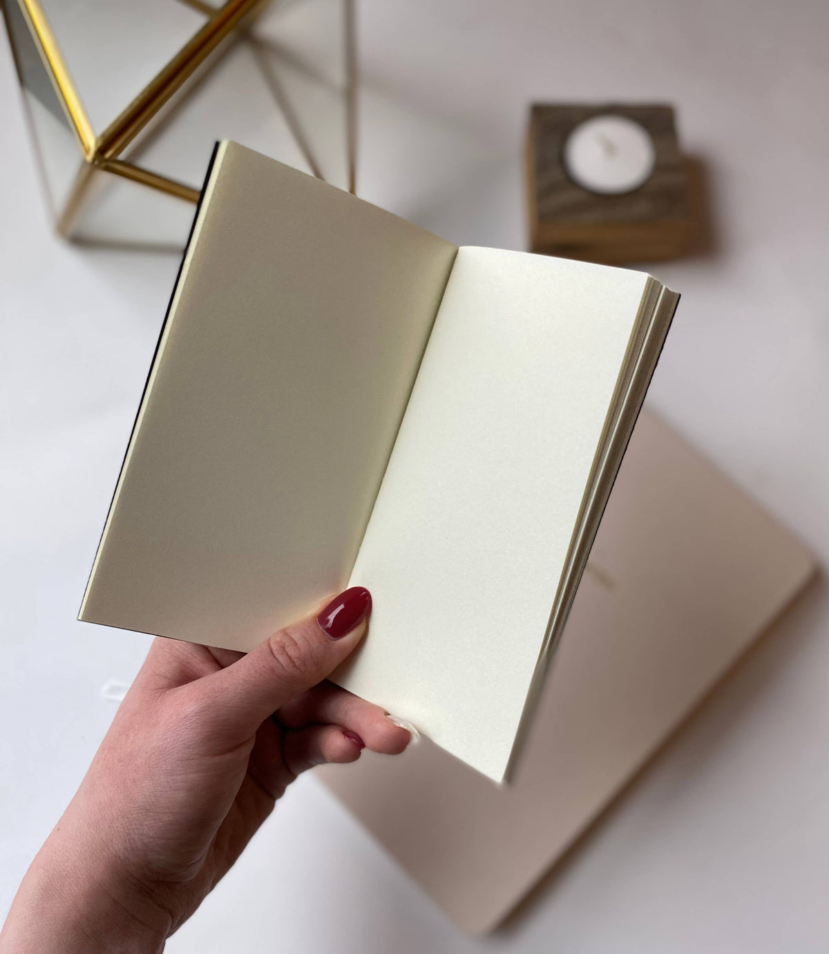 Studio Portmanteau - Debossed Mini Saddle Stitch Notebook