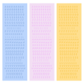 Alphabet Sticker Set - Vibrant Pastel