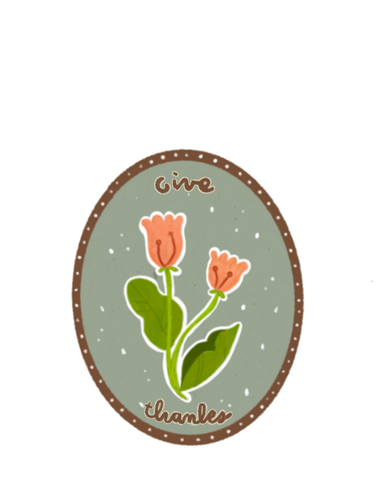 Give Thanks - Floral Signet