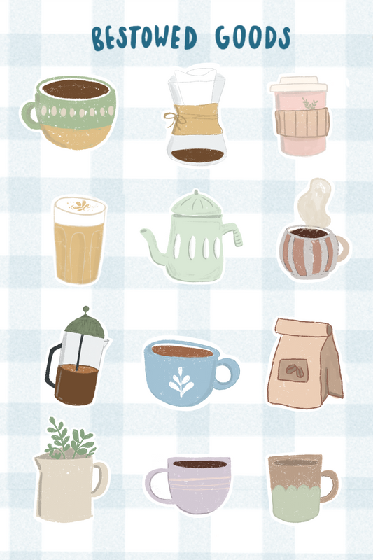 Pastel Coffee Essentials