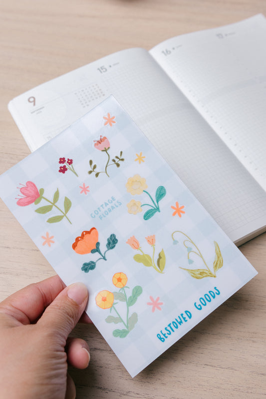 Cottage Florals Sticker Sheet