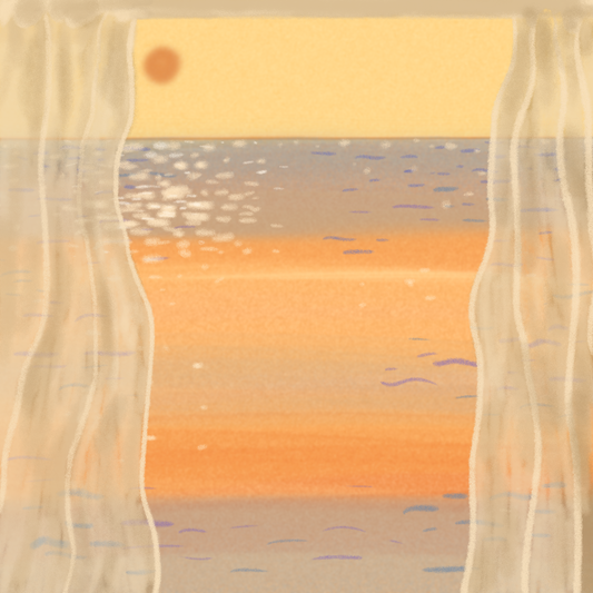July Be Well Club - Sunset Die Cut