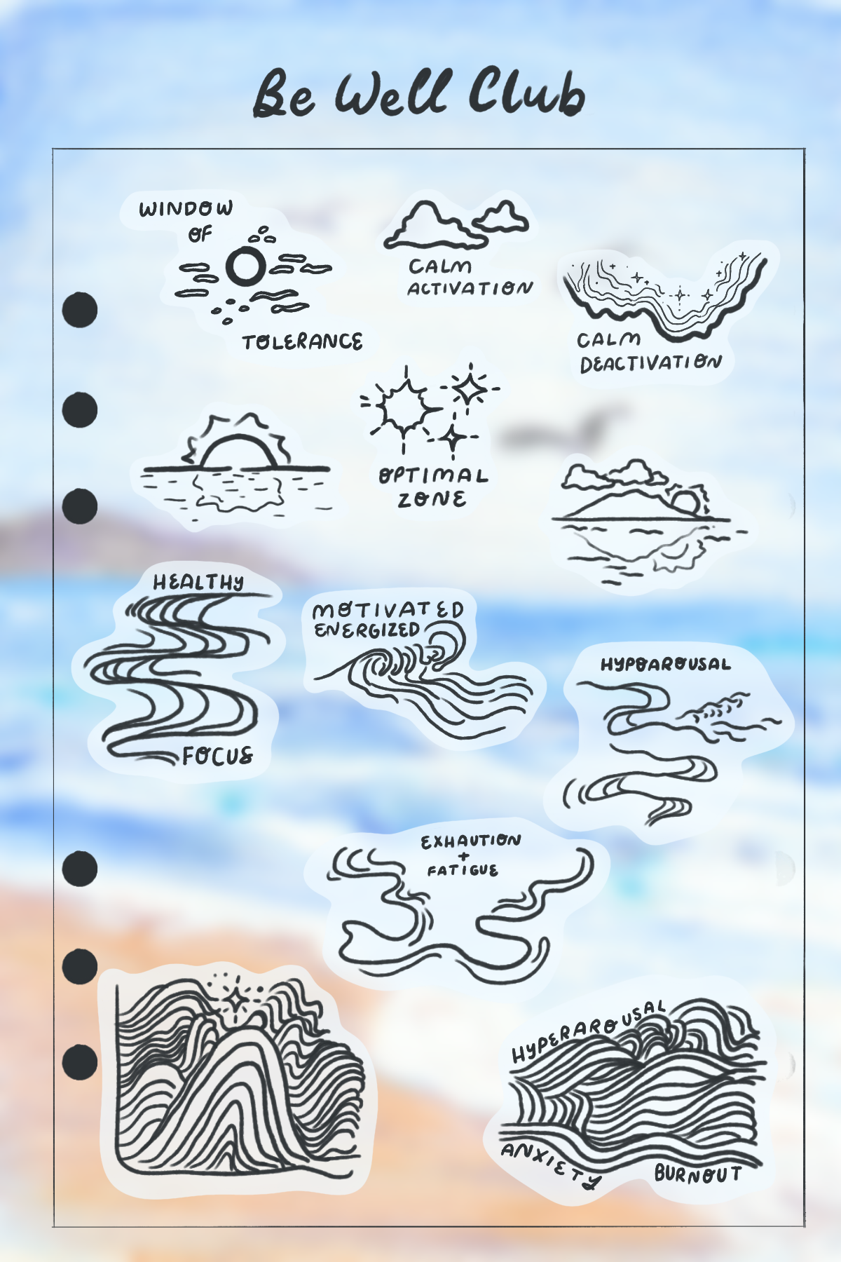 Window of Tolerance Sticker Sheet - July 2026 BWC
