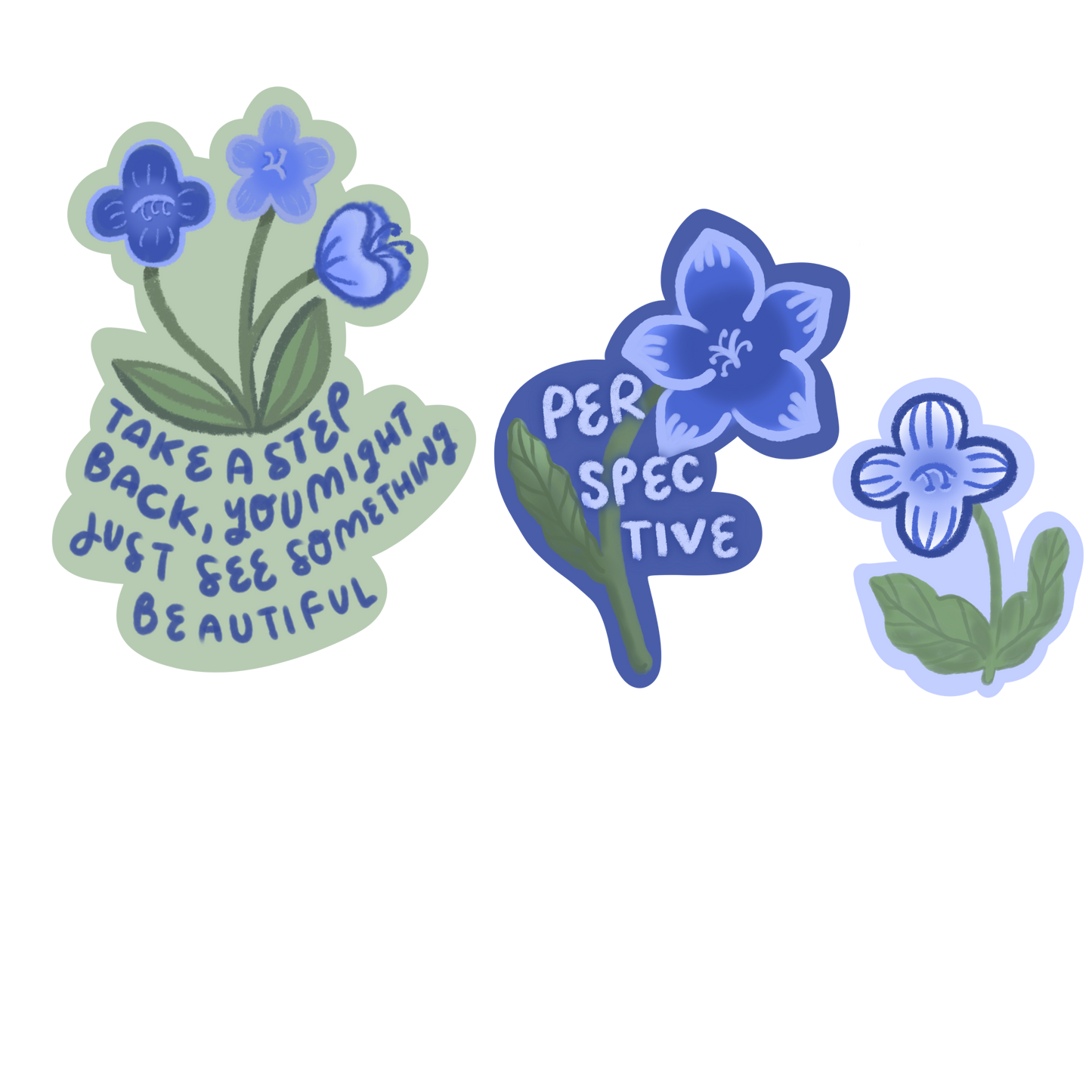 Perspective Flower Stickers - May 2026 BWC