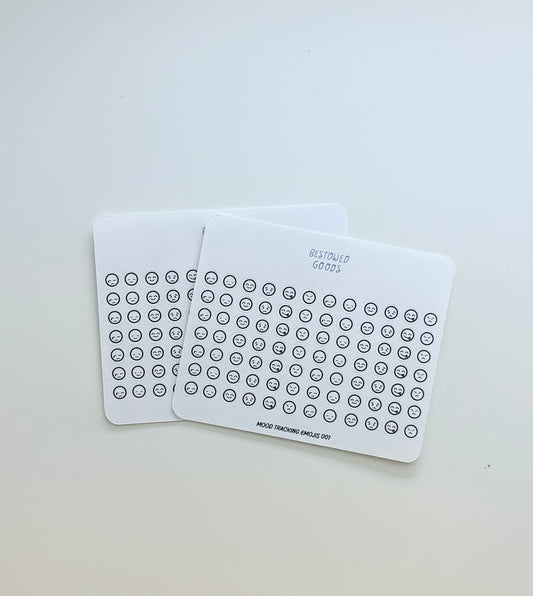 Mood Tracking Emojis Stickers