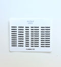 Planning Stickers - Subtitles