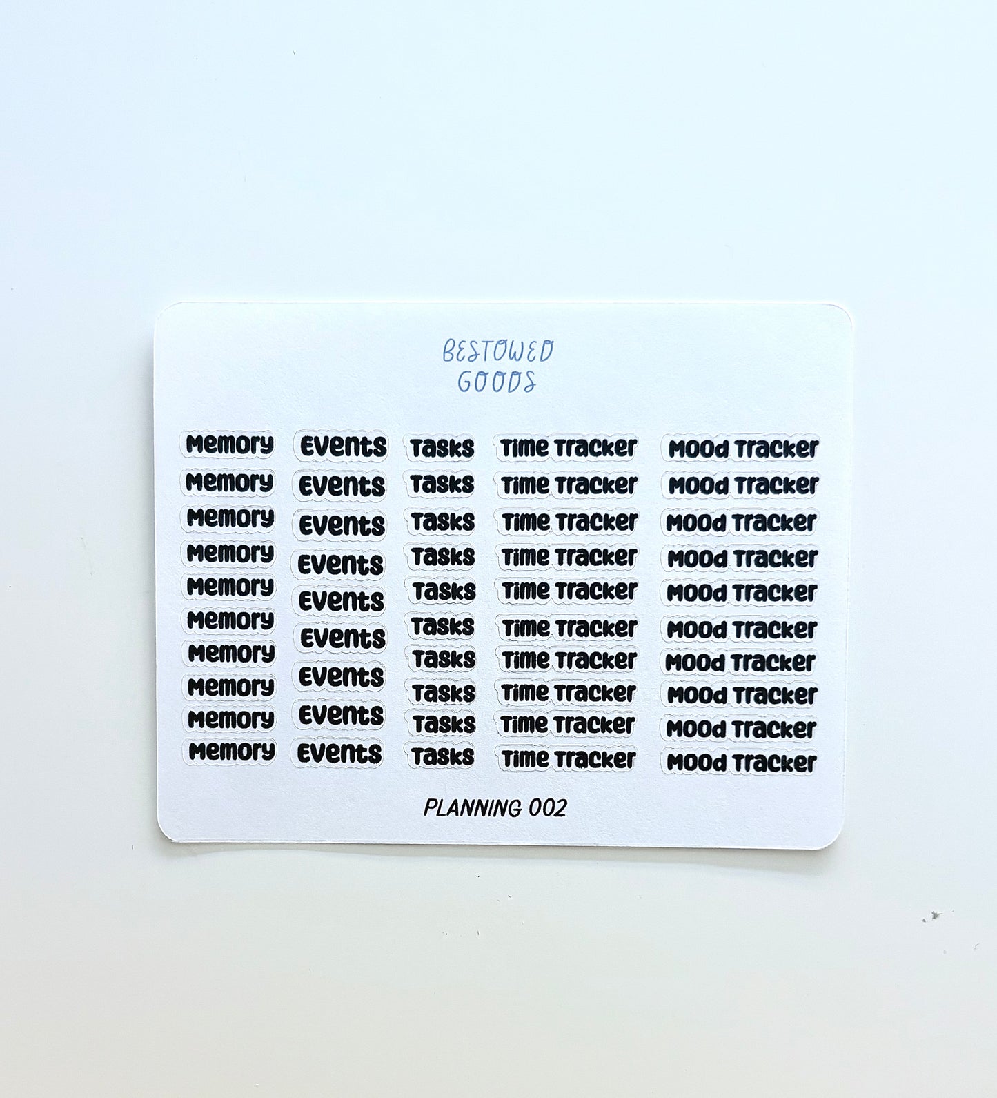 Planning Stickers - Subtitles