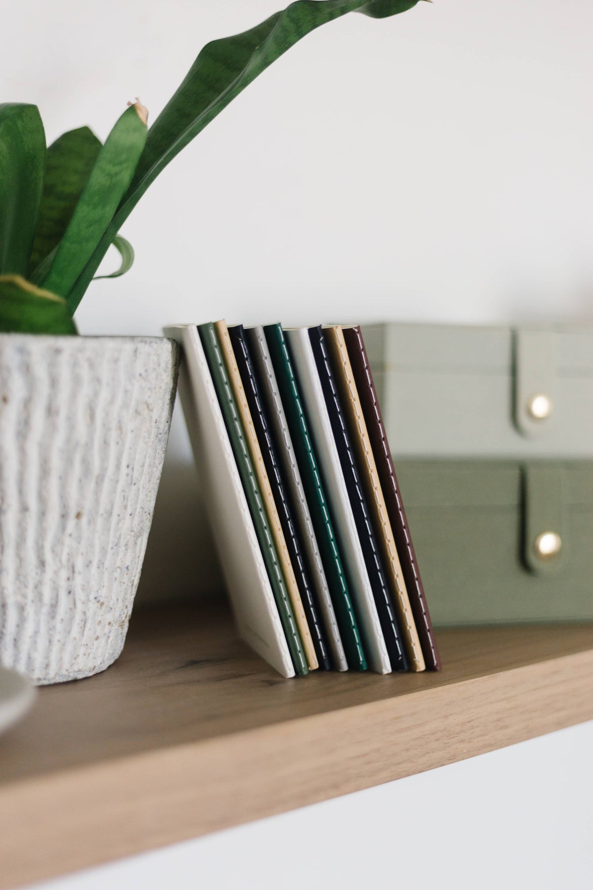 Studio Portmanteau - Debossed Mini Saddle Stitch Notebook